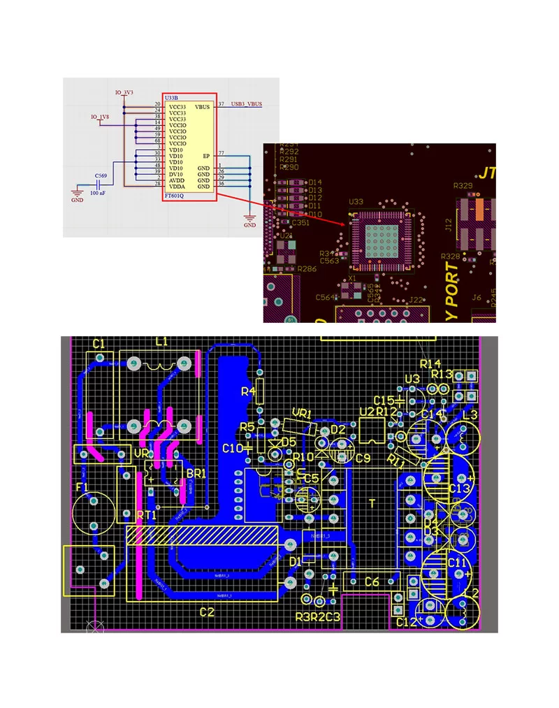 bare printed circuit board