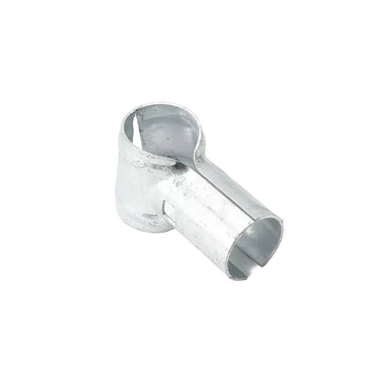 Chain Link 1 5/8″ x 1 3/8″ End Rail Clamp – Rail Band, T Clamp (Galvanized Steel)