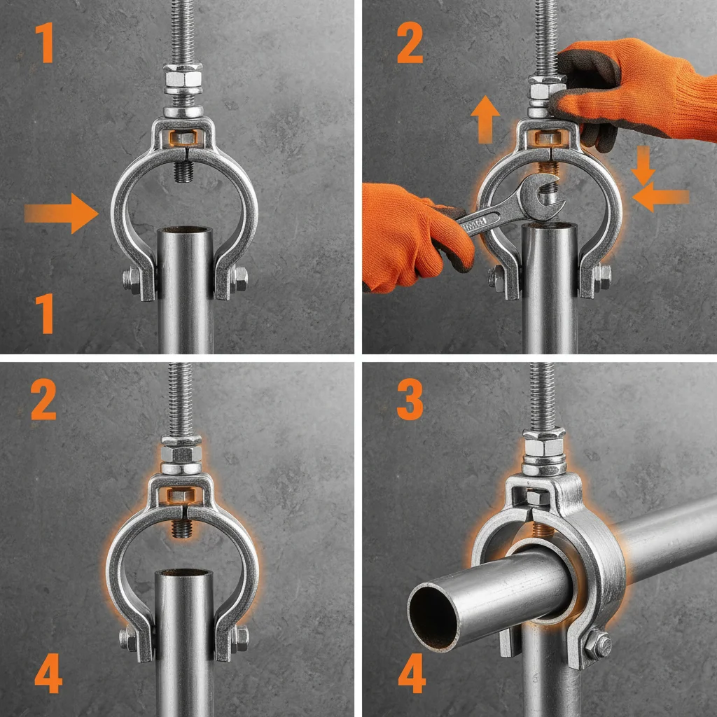 Industrial Split Ring Pipe Hanger Stainless Steel Support Guide