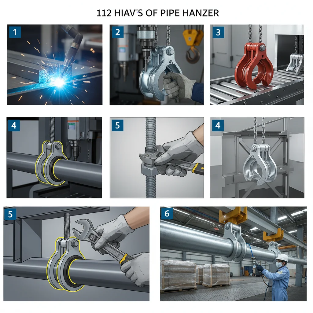 High Quality 1 1 2 Pipe Hanger for Industrial Piping Systems