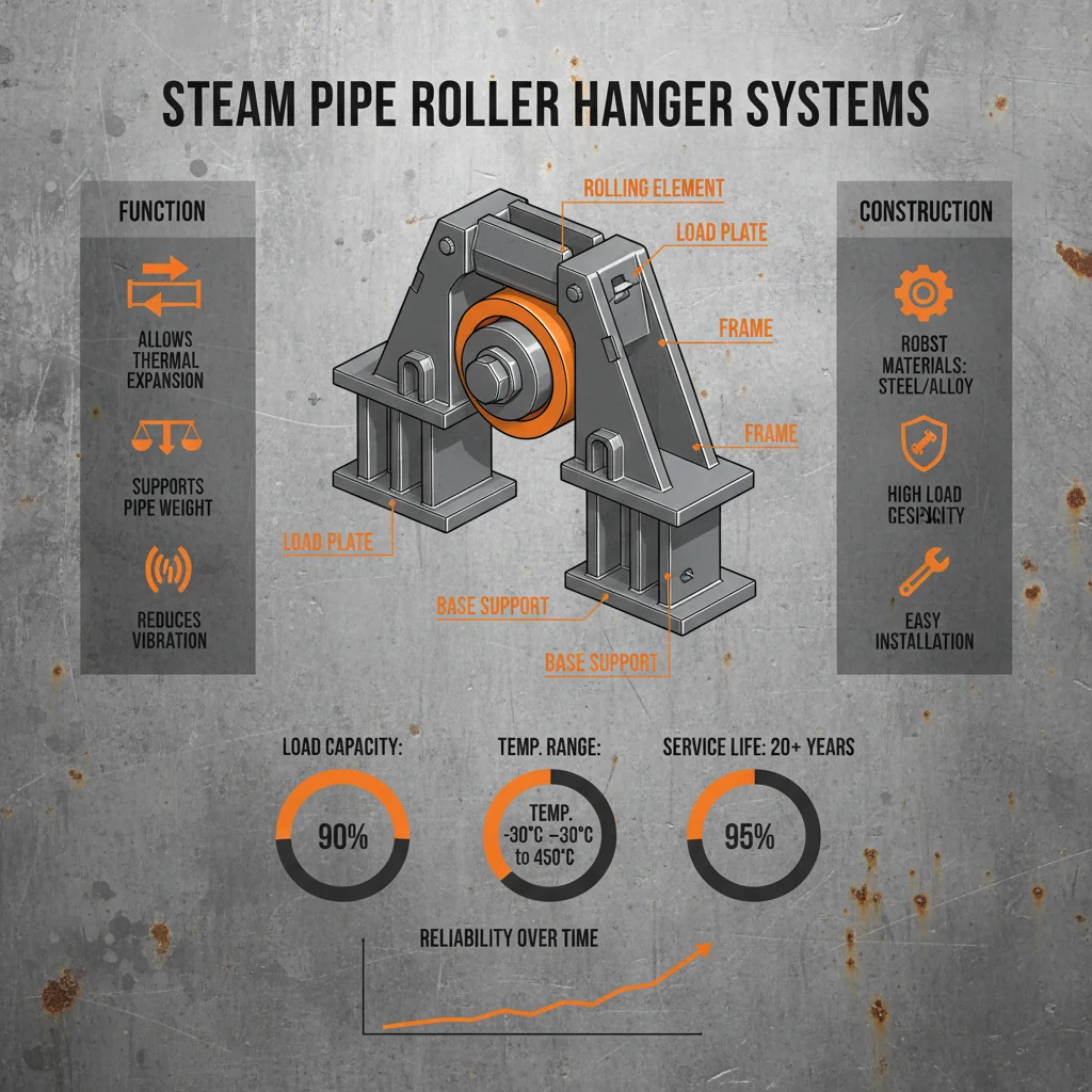 Precision Engineering Roller Hangers for Steam Pipes