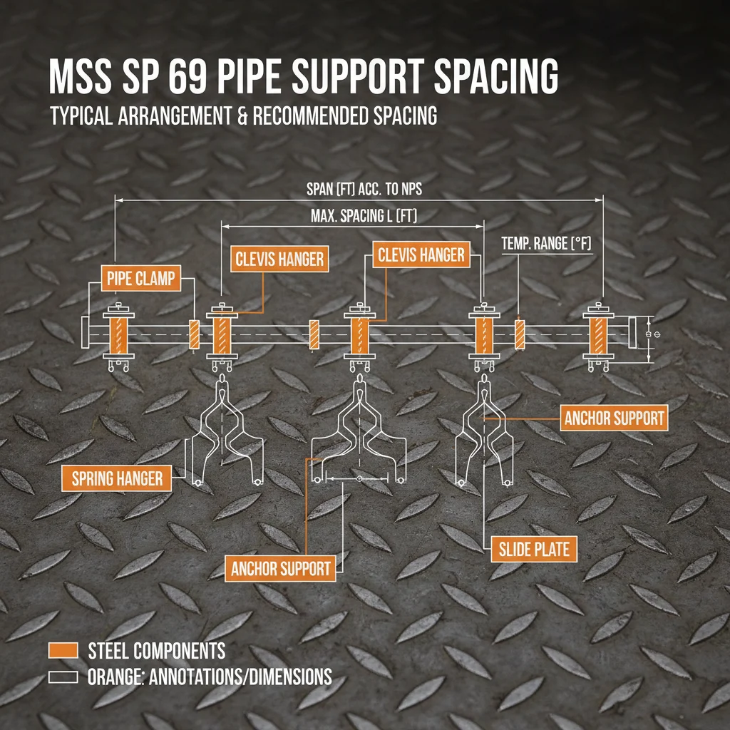 Optimizing Piping System Design with MSS SP 69 Pipe Support Spacing Guidelines