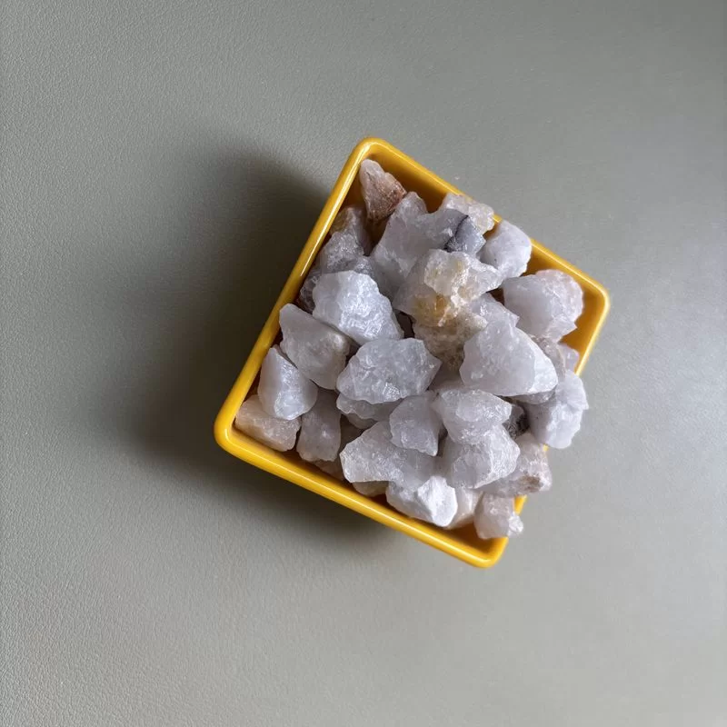 Seramik Sınıfı Kuvars Tozu | Yarı Rafine Edilmiş | Beyaz 40-80 Mesh