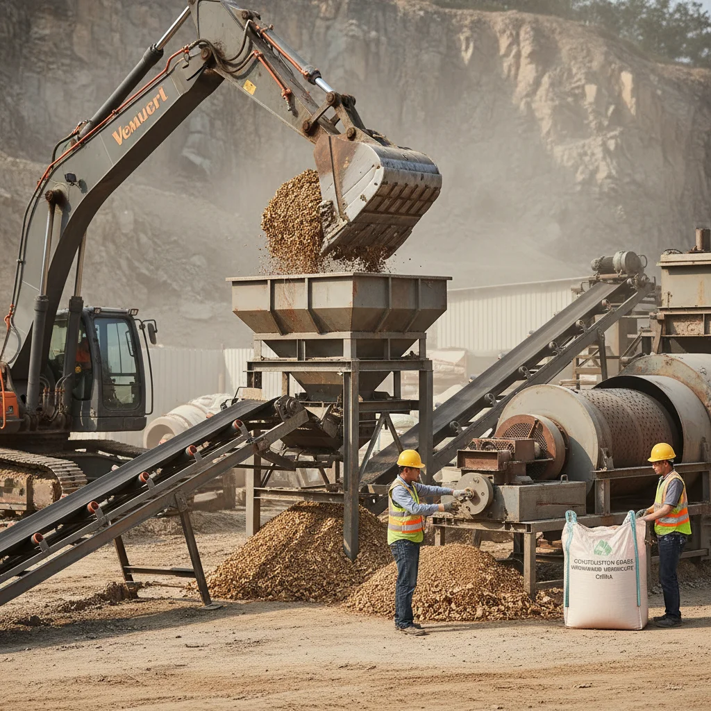 China Construction Grade Unexpanded Vermiculite