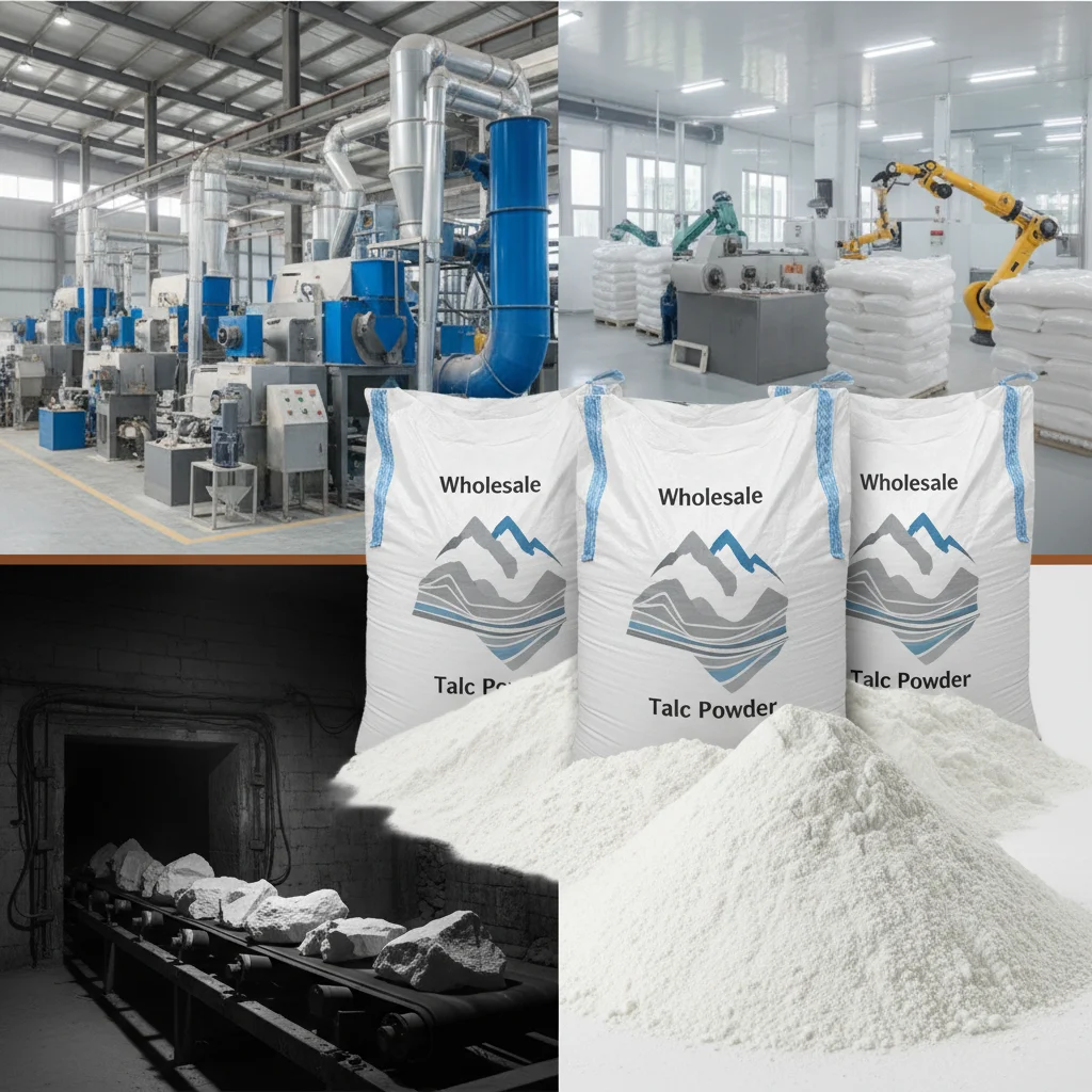 High Purity Wholesale Talc for Industrial Manufacturing