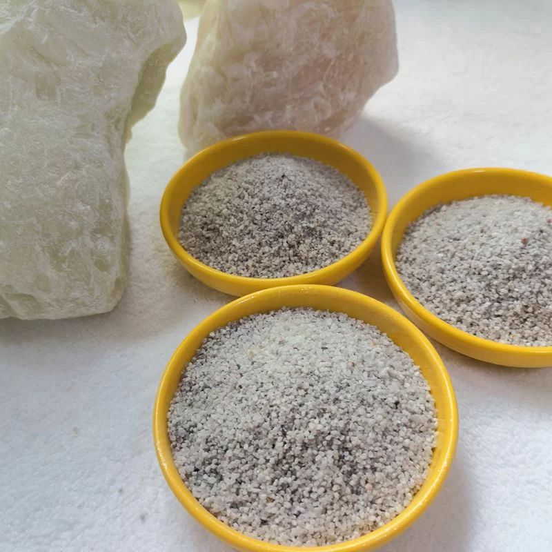Bubuk Kuarsa Biasa | Pasir Konstruksi | SiO₂ 99% | 20-40 Jaring
