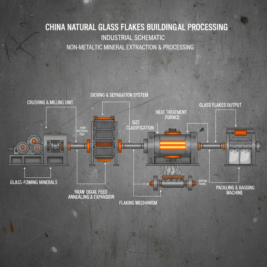 China Natural Glass Flakes Building Material A Sustainable Construction Solution