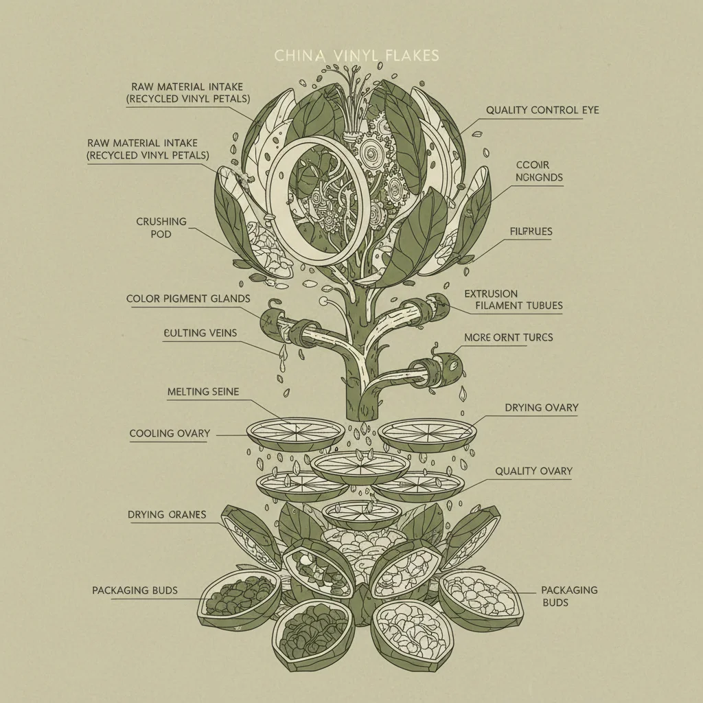 China Vinyl Flakes Manufacture Overview