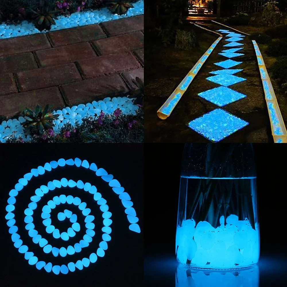 Pierres lumineuses en résine flexible pour l’éclairage des Tousées de jardin