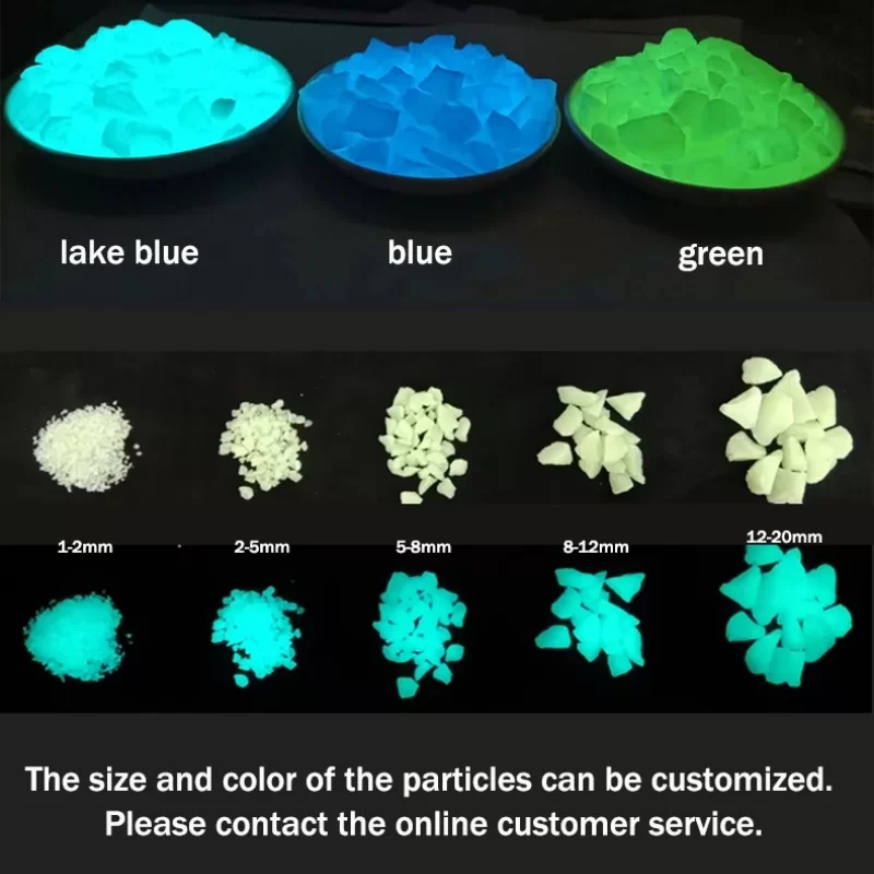 หินเรืองแสงแก้วสำหรับงานฝีมือ DIY และโครงการตกแต่ง