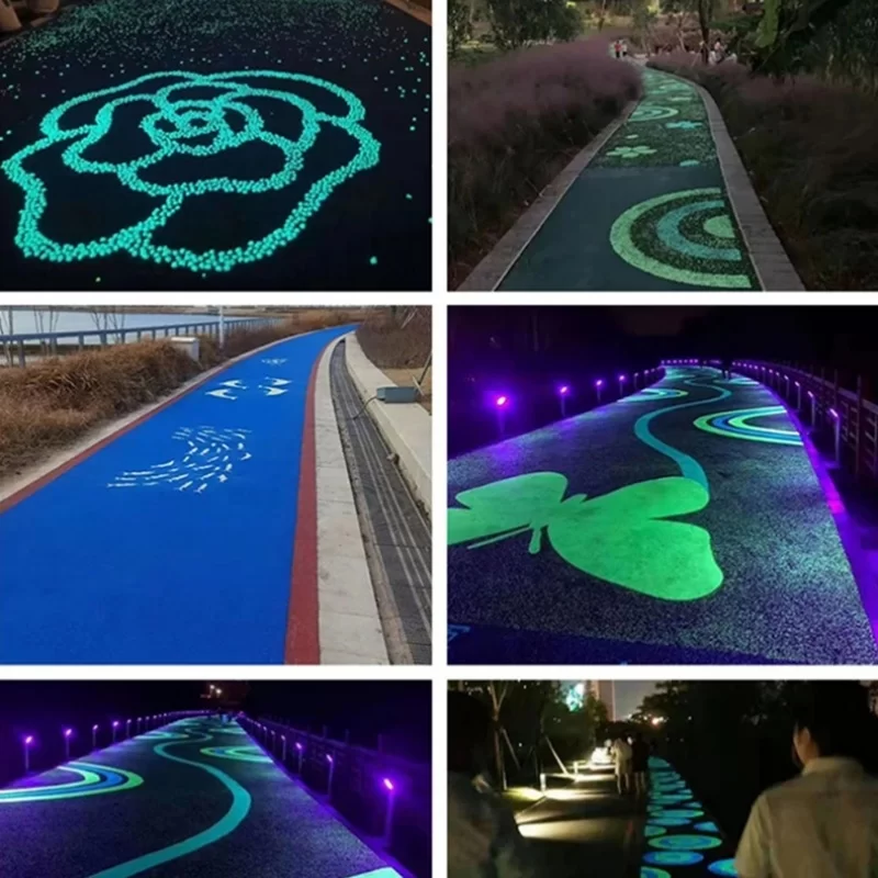 หินเรืองแสงแก้วสำหรับงานฝีมือ DIY และโครงการตกแต่ง