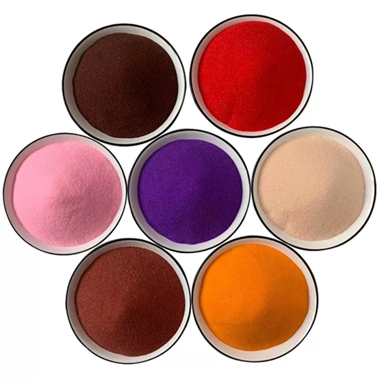 কারখানা বাল্ক উচ্চ মানের প্রাকৃতিক রঙ্গিন বালি সূক্ষ্ম রঙ বালি