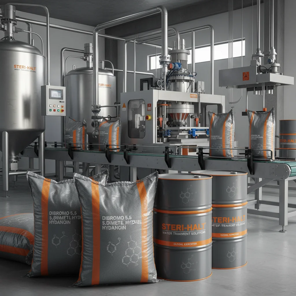 Leading Dibromo 5 5 Dimethyl Hydantoin exporter for Global Water Treatment Solutions