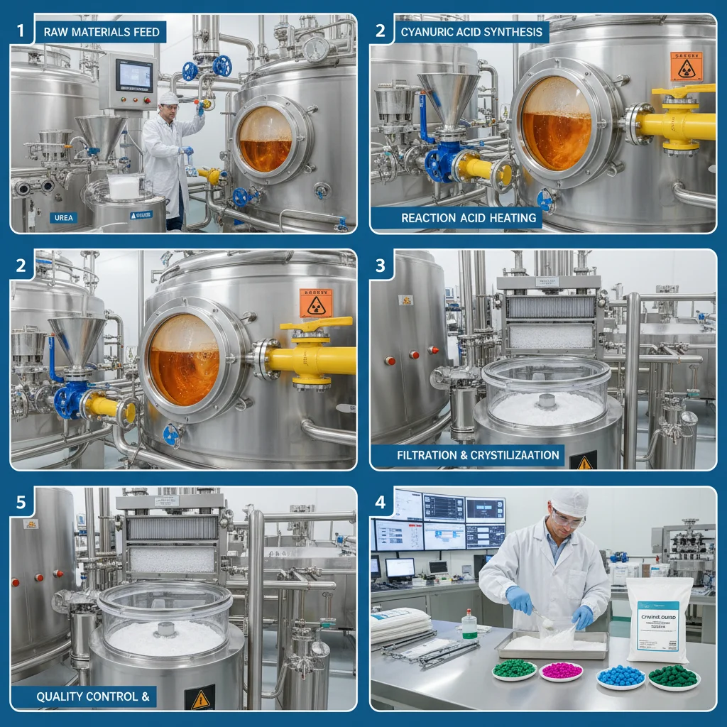 High Purity Cyanuric Acid product for Water Treatment and Synthesis
