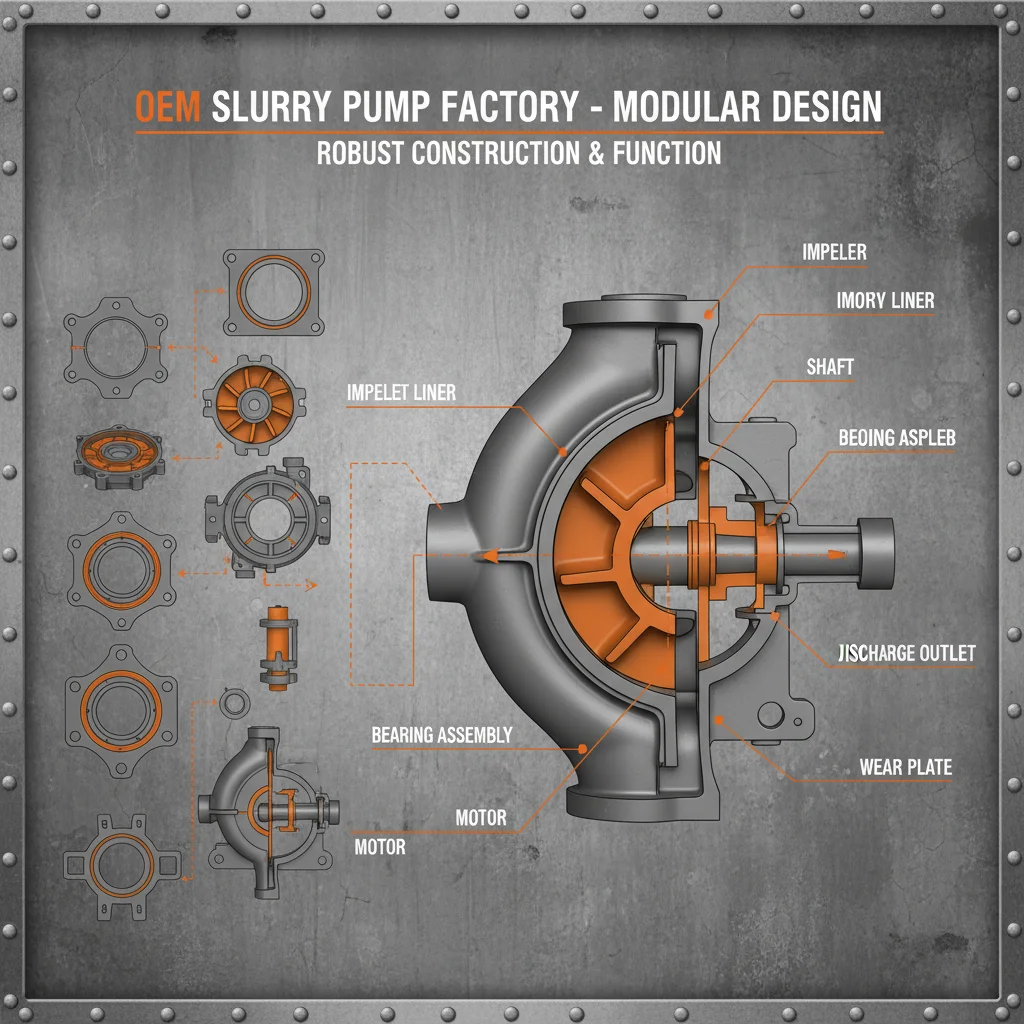 Reliable OEM slurry pump factory for Mining and Industrial Use