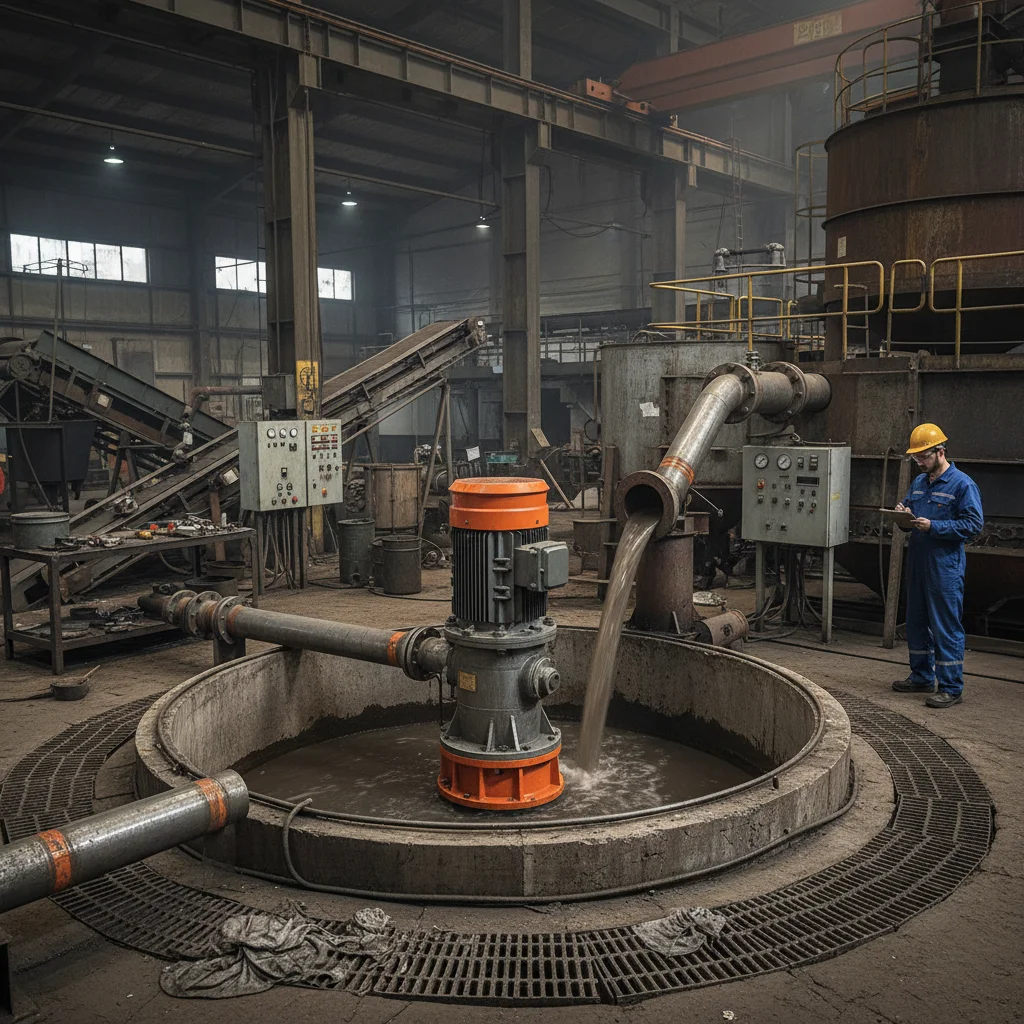 High Performance Sump Slurry Pump for Industrial Mining