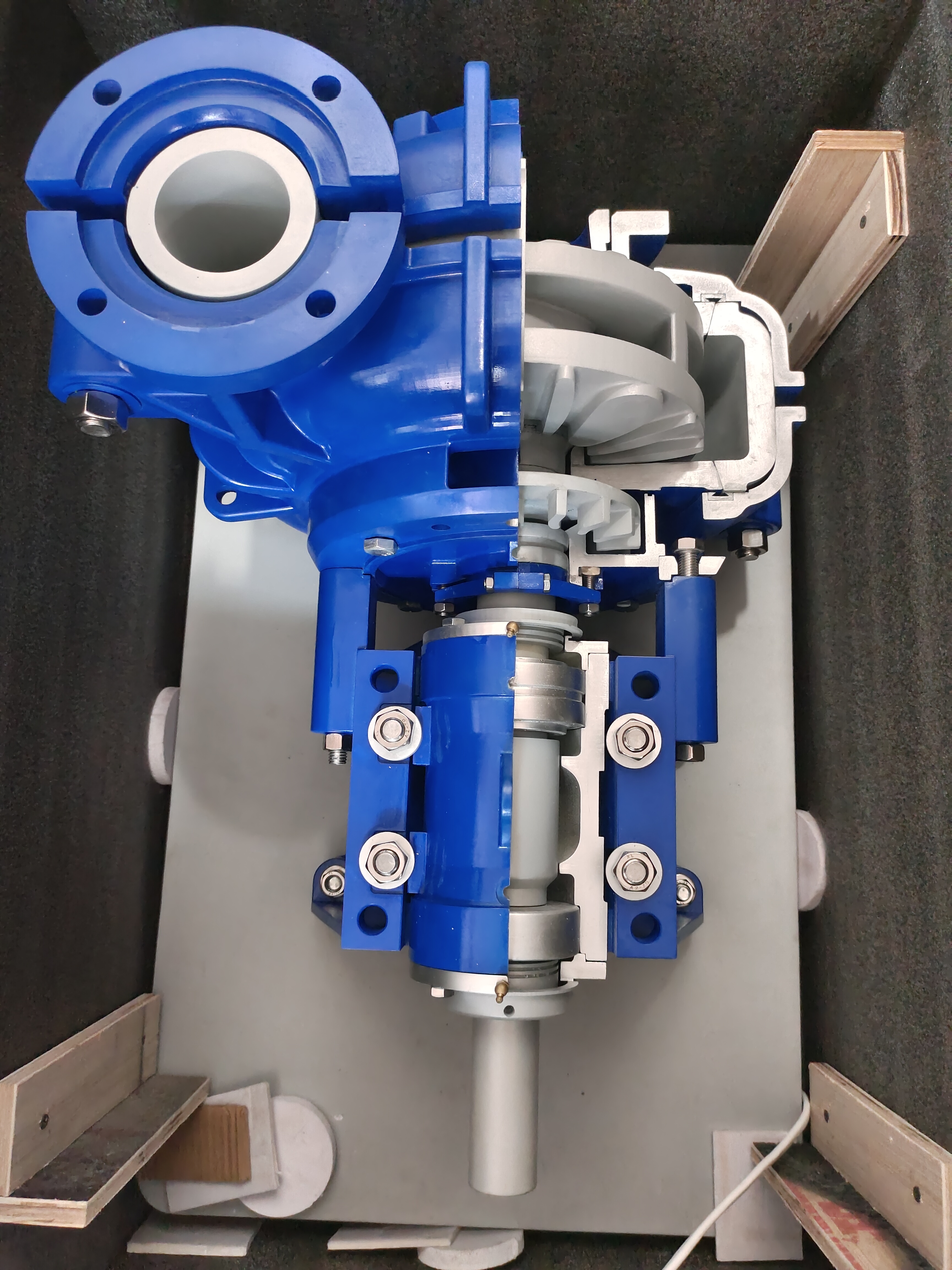 Modell einer Schlammpumpe