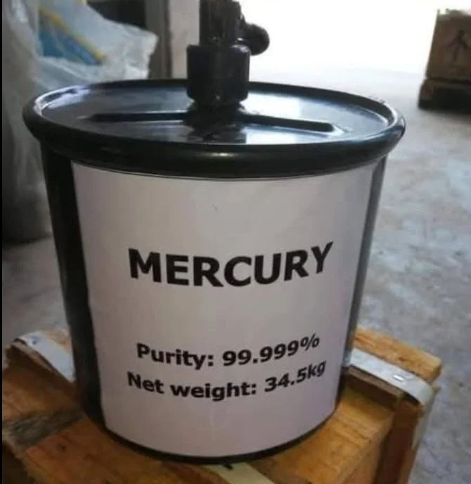 Customs-Cleared Liquid Mercury Supply | 99.99% Purity for Metallurgical Use
