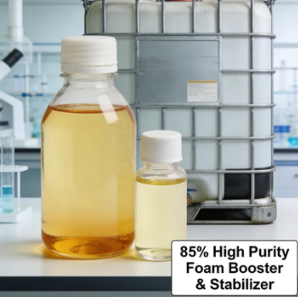 CDEA 85% (Coconut Diethanolamide) – Detergent Industry Foam Booster & Stabilizer