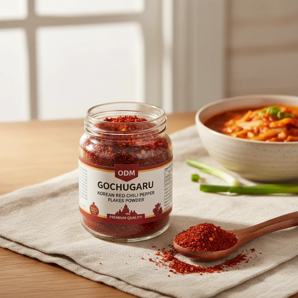 ODM Korean Red Chili Pepper Flakes Powder Gochugaru For Global Businesses