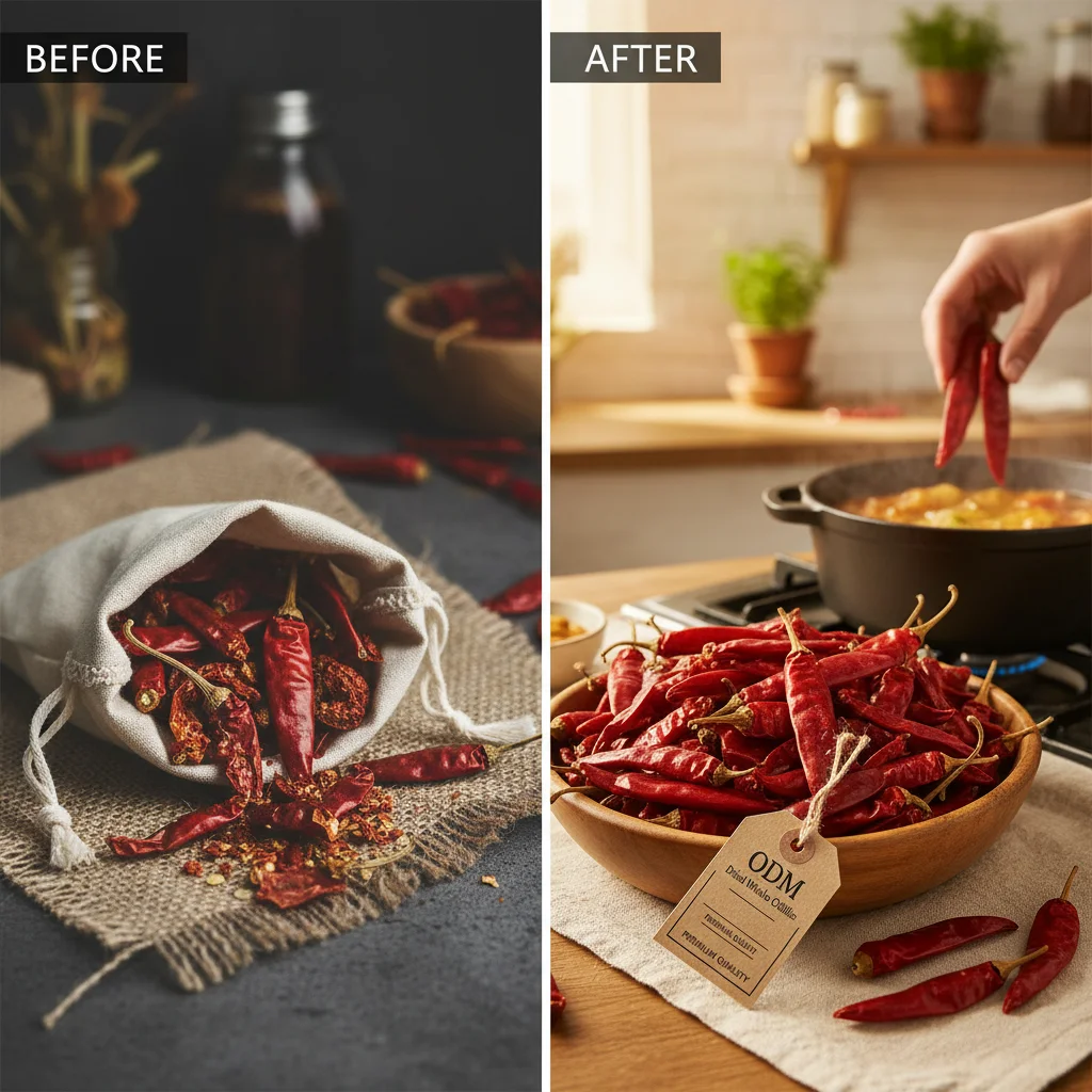Exploring the Significance of odm dried whole chillies in Global Markets