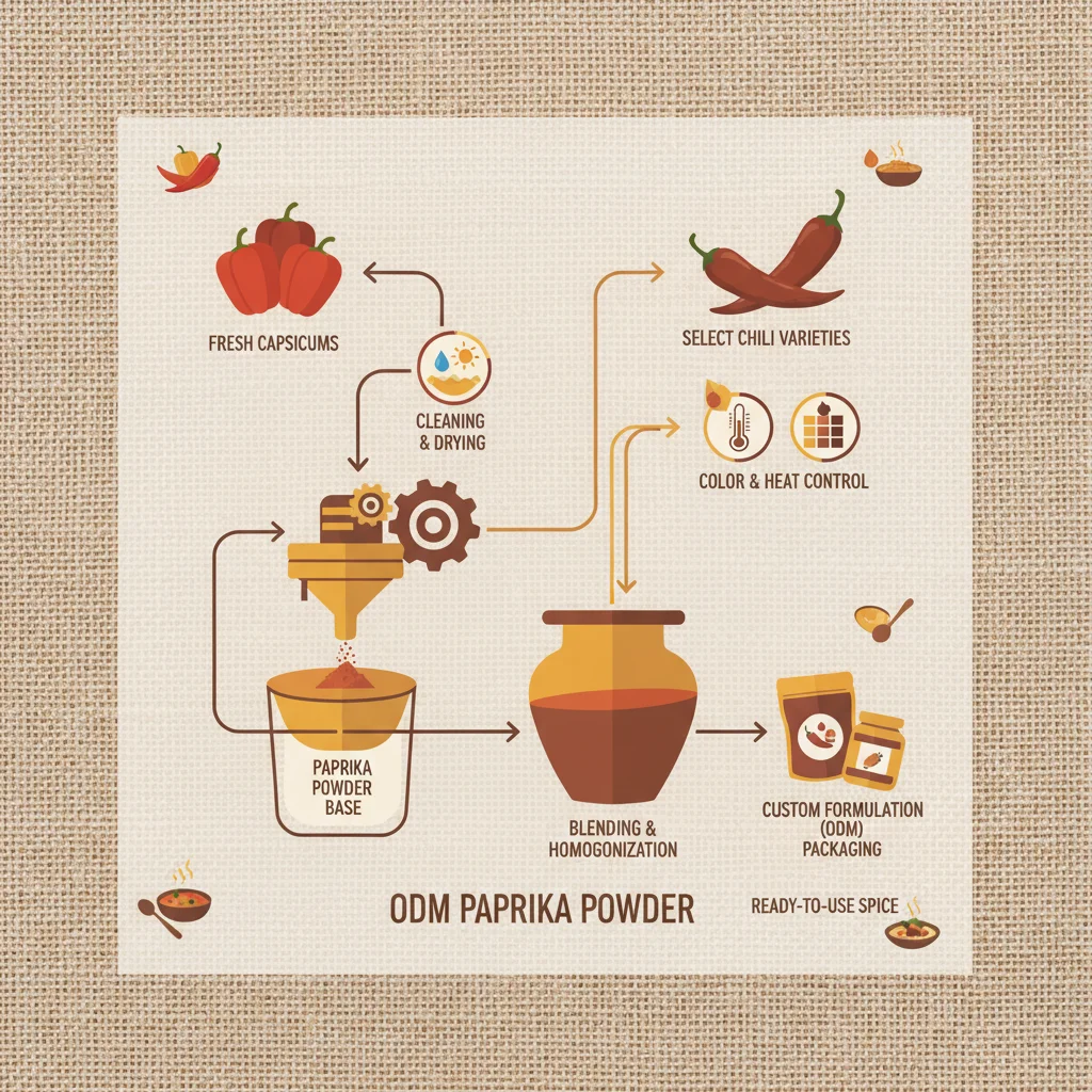 ODM Paprika Powder Made of High Quality Peppers for Flavorful Cuisine