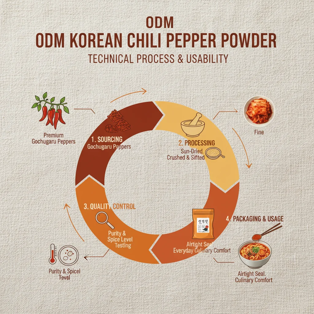 ODM Chili Pepper Powder Korean Solutions for Flavorful Food Products