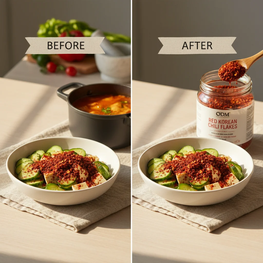 odm Red Korean Chili Flakes for Consistent Flavor and Quality Control