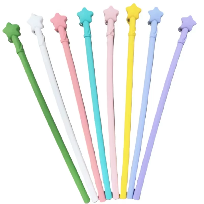 Colorful Silicone Reusable Drinking Straw