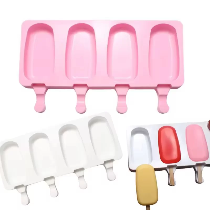 Cute 4 Holes DIY Ice Cube Mold