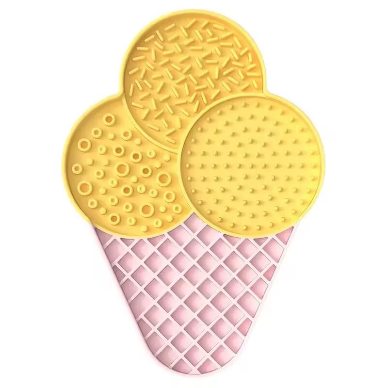 Dog Slow Feeder Bowl Eco-Friendly Silicone Lick Plate