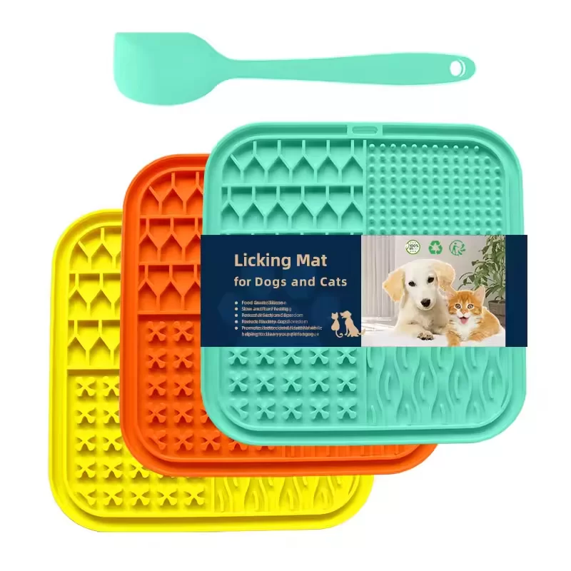 New Arrival Custom Logo Silicone Dog Lick Mat