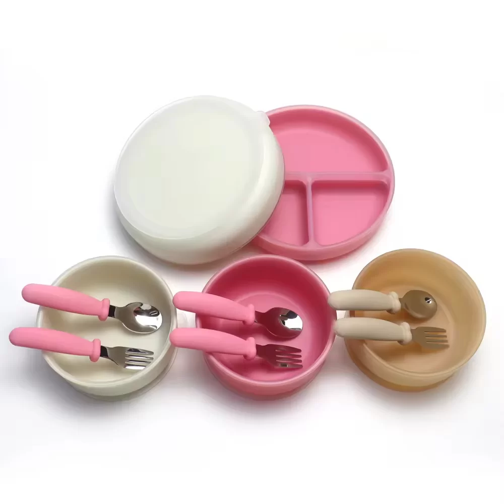 SILICONTY Liquid Silicone Baby Feeding Set