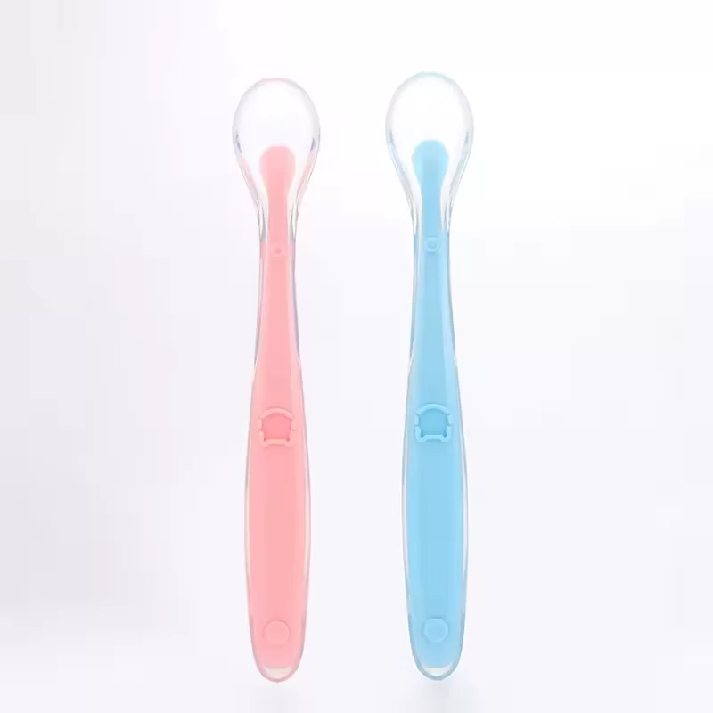2025 Best Selling Children’s Design Silicone Baby Spoon Set