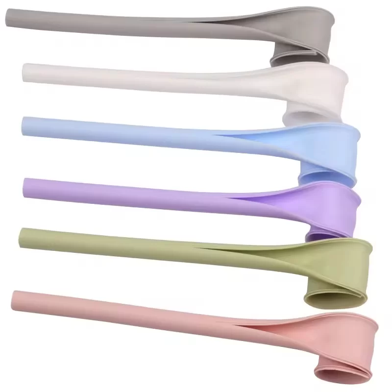 Reusable Silicone Straws Easy Cleaning Detachable