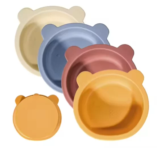Modern BPA Free Silicone Bowl Set