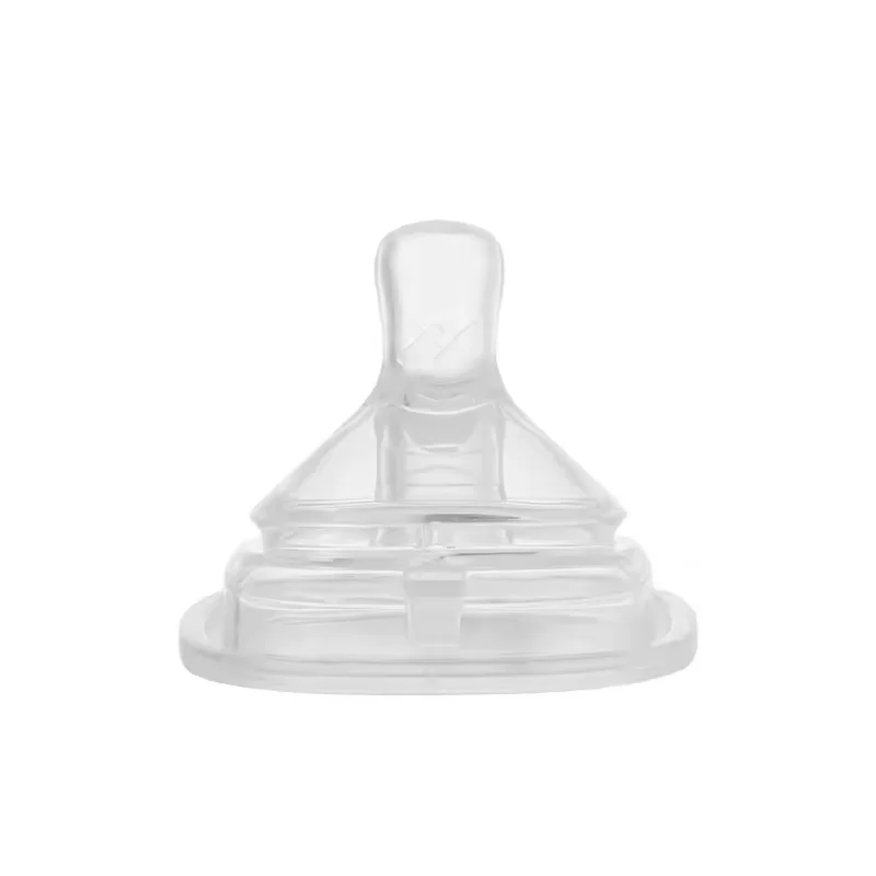 Adapted Square Baby Nipple in Silicone Duck Beak Design