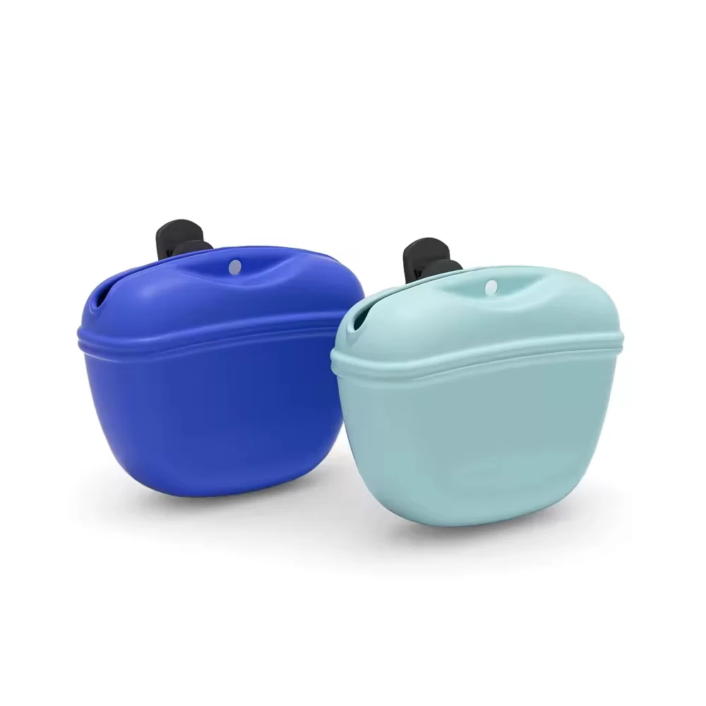 BHD New BPA-Free Portable Silicone Dog Treat Pouch