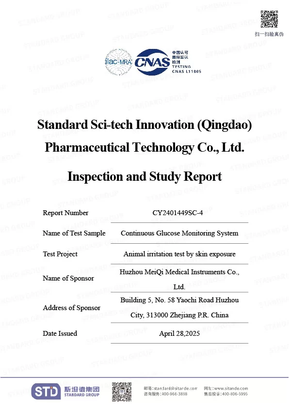continuous glucose monitor sensor