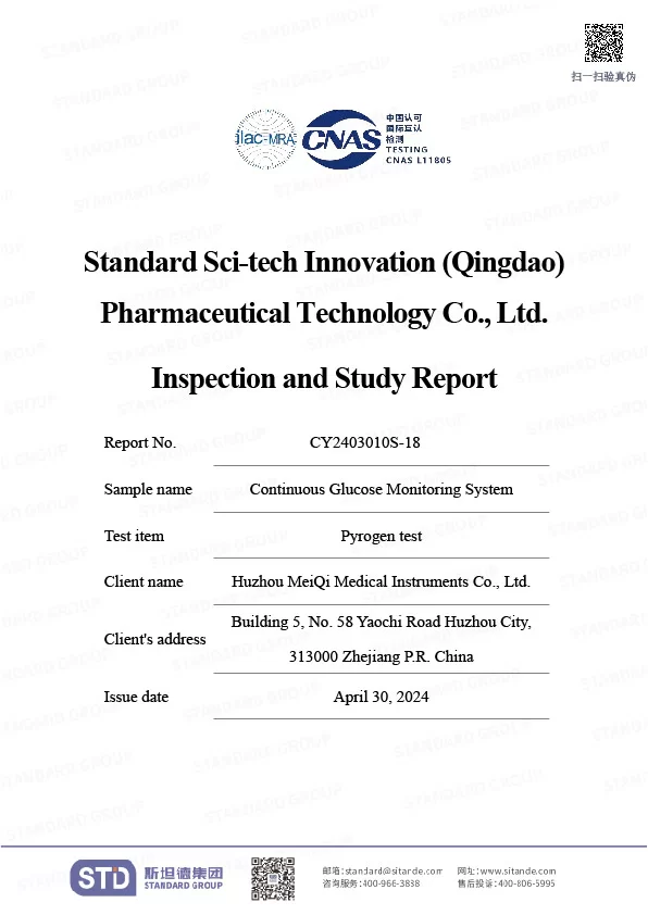 continuous glucose monitoring system