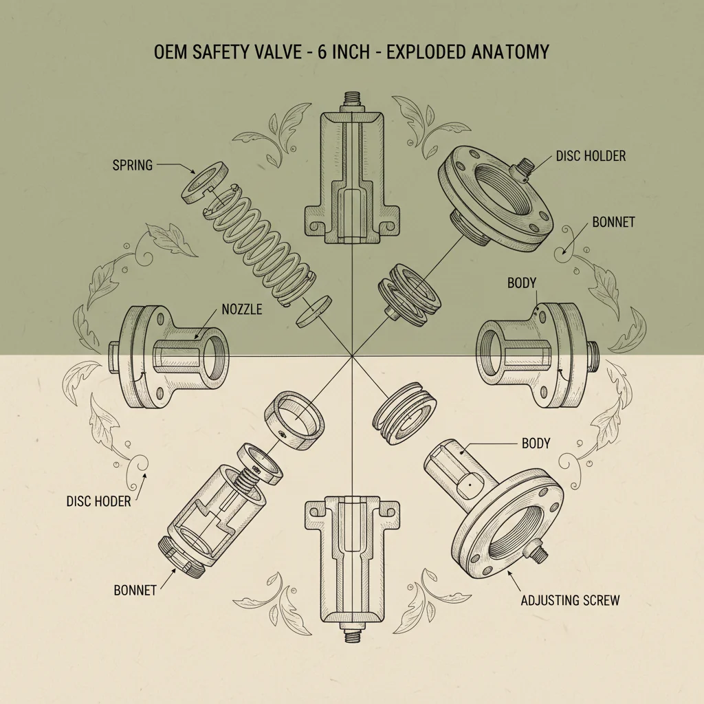 Reliable OEM Safety Valve 6 Inch for Industrial Applications
