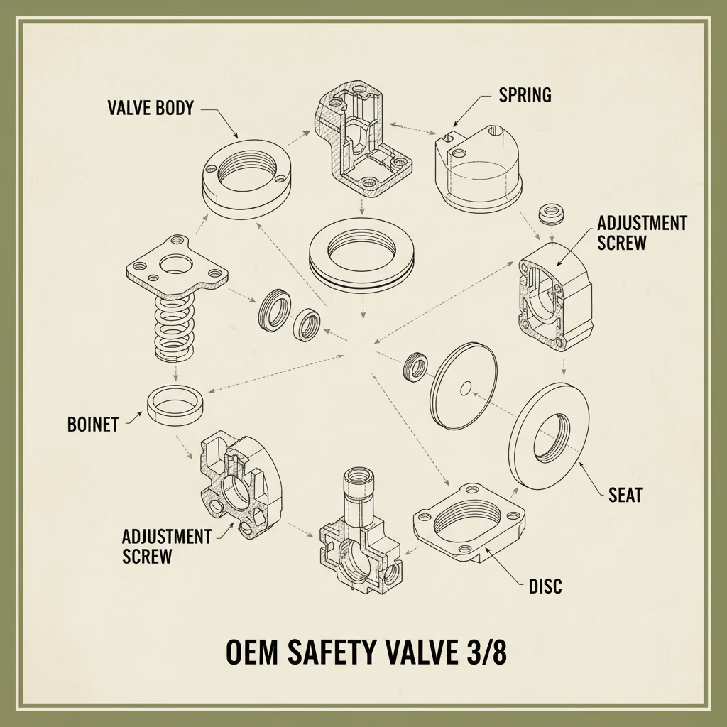 Reliable OEM safety valve 3 8 Solutions for Industrial Safety and Automation