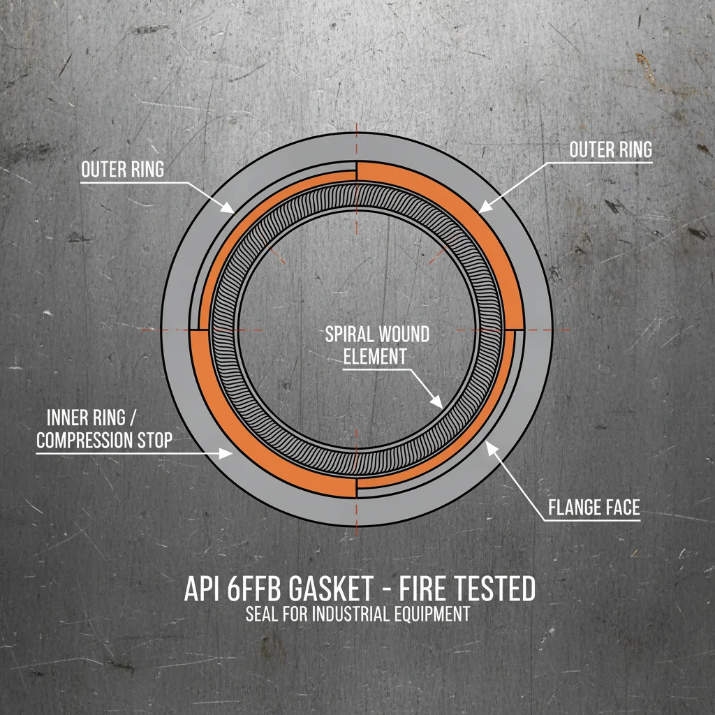 High Performance API 6FB gasket for Oil and Gas Refinery Safety