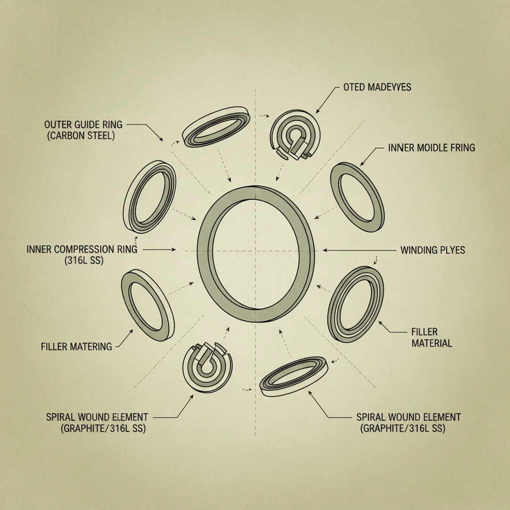 Understanding API 6FB Spiral Wound Gasket Design and Practical Applications