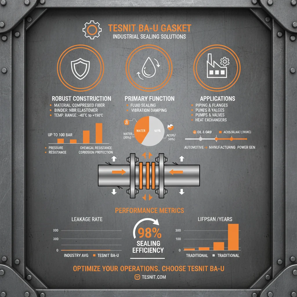 TESNIT BAU gasket Solutions for HighPressure Industrial Sealing