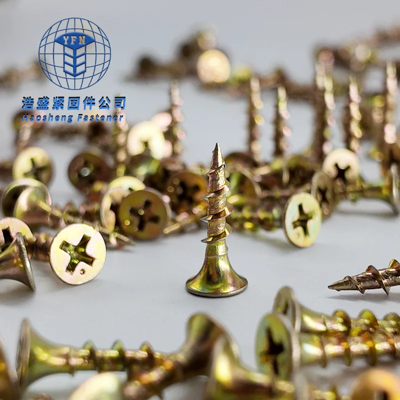 Color Zinc Coated Coarse Thread Drywall Screws