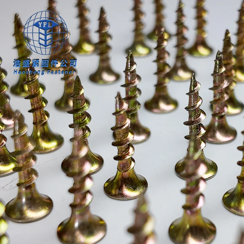 Color Zinc Coated Coarse Thread Drywall Screws