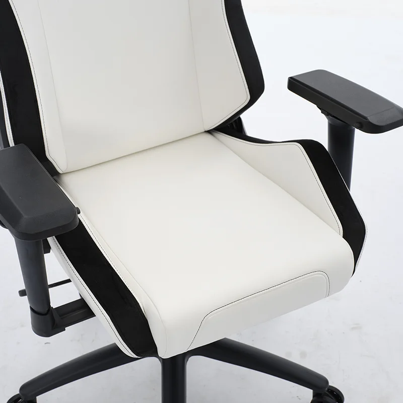 RGB Gaming Chair with LED Lighting and Reclining Backrest