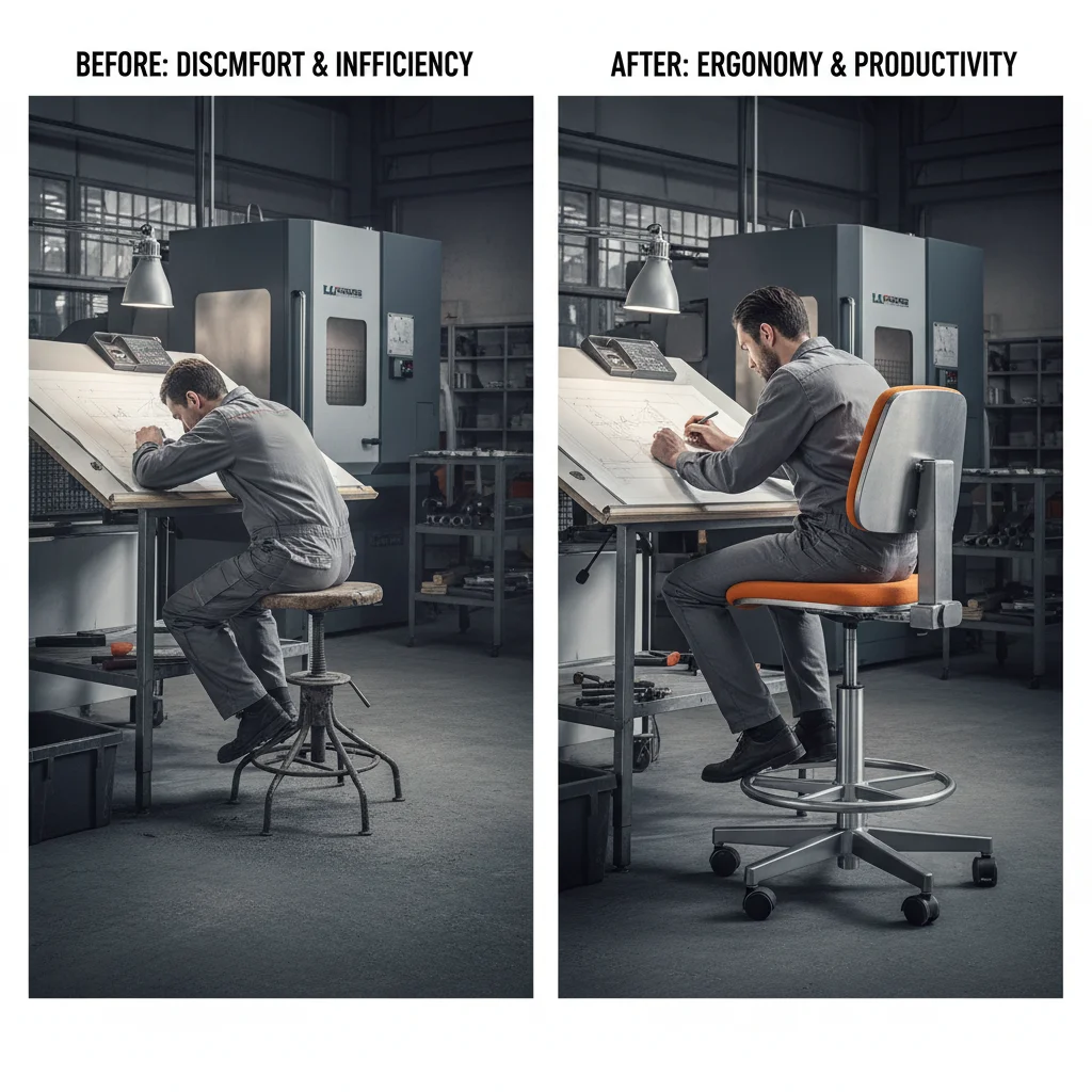 The Essential Draughtsman Chair for Productivity and Worker Wellbeing