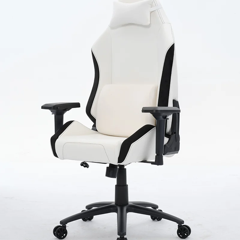 RGB Gaming Chair with LED Lighting and Reclining Backrest